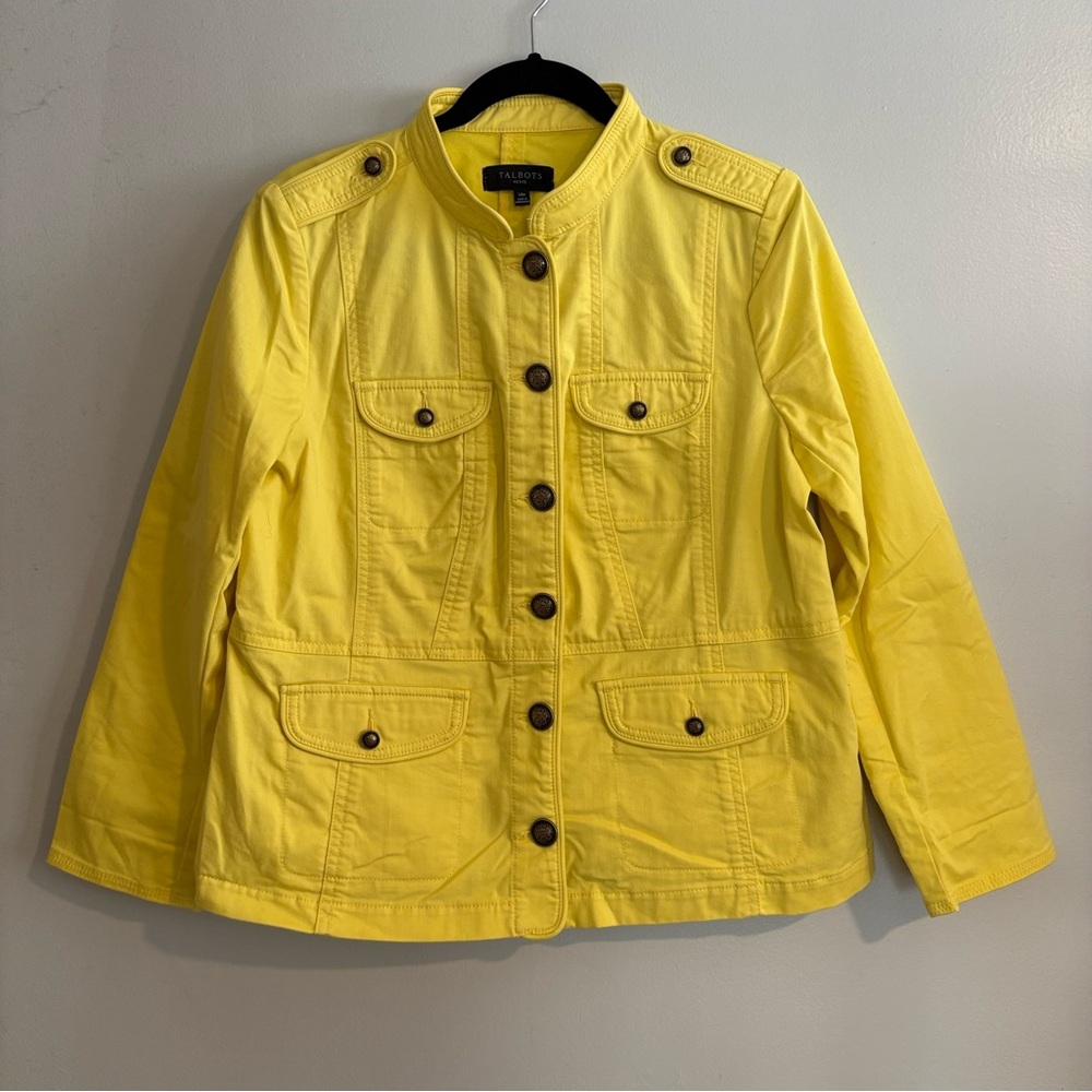 Talbots Yellow Jean Jacket